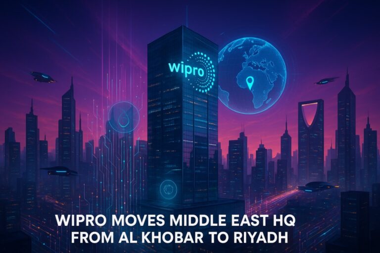 Wipro headquarters futuristic building in Riyadh, Saudi Arabia