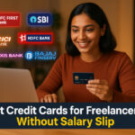 Best credit cards for freelancers in India with instant approval and no salary slips.