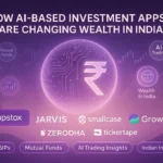 AI-based investment apps like Tickertape, Jarvis Invest, Groww, Zerodha, Smallcase, and Upstox are transforming Indian wealth creation through mutual funds, SIPs, and stock market automation.